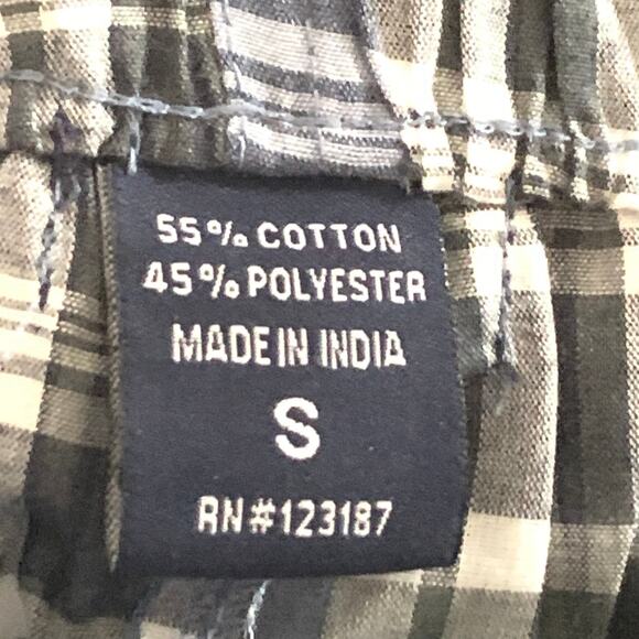 Bundle of 3 - Izod Mens Pajama Pants NWT Sz. Small Blue Plaid & Stripes Pockets - Picture 6 of 16